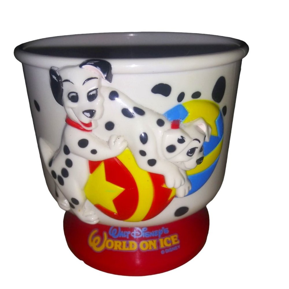 Walt Disney's World on Ice 101 Dalmatians Childs Mug With Handle Dogs Play Ball